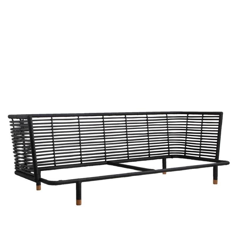 Cane-Line  SENSE Rattan Indoor 3-Sitzer Sofa