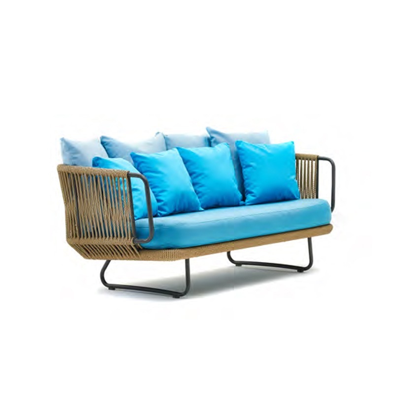 Varaschin BABYLON 2-Sitzer Sofa mit Wurfkissen