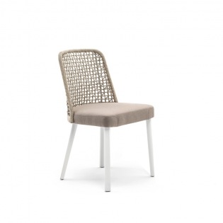 Varaschin EMMA Stuhl, Rückenlehne mit Kordelgeflecht