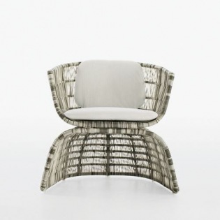 Sitz- und Rückenpolsterbezug für Outdoor CRINOLINE Clubsessel