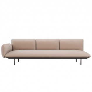 Schutzhülle für Senja 3-Sitzer Endelement Standardtiefe