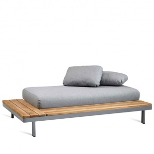 Cane-line SPACE Bank/ 2-Sitzer Element mit Tischablage