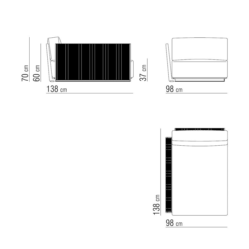 Tiefe 138 cm