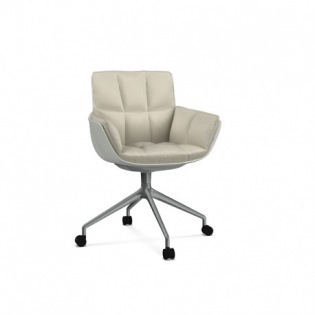 Ersatzbezug für B&B Italia HUSK Stuhl mit Rollen, Kernleder