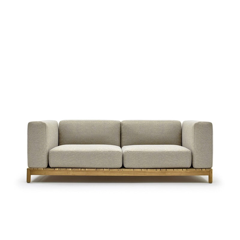 Varaschin BARCODE Outdoor 2-Sitzer Sofa, hohe Armlehnen