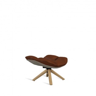 B&B Italia HUSK Hocker Holzuntergestell