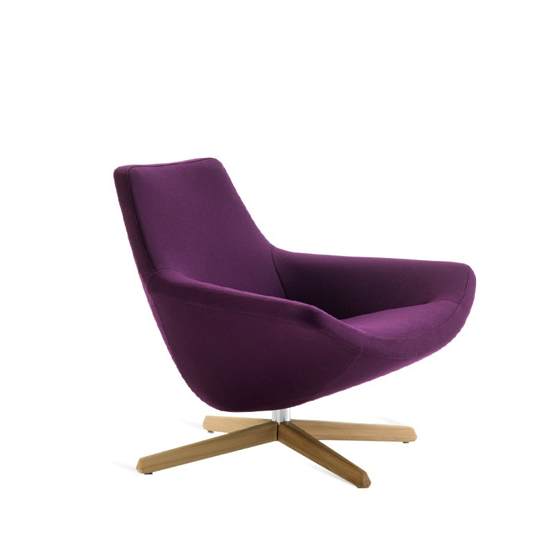 B&B Italia METROPOLITAN´14 kleiner Sessel, Holzuntergestell