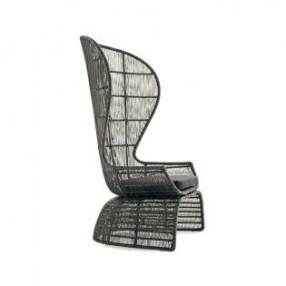 B&B Italia CRINOLINE Sessel mit hoher Rückenlehne