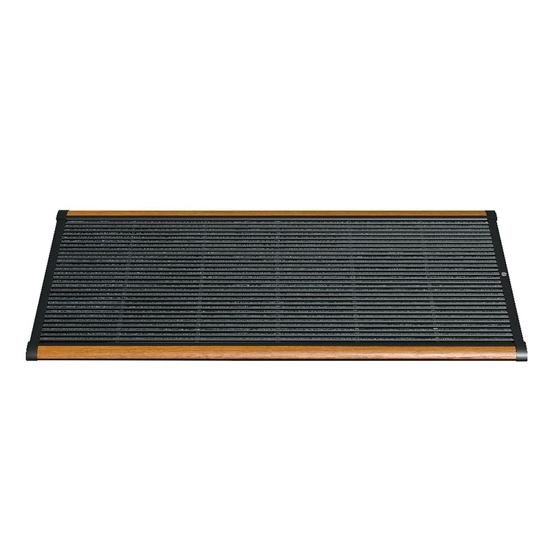 Rizz OUTDOOR Fußmatte Anthracite / Teak