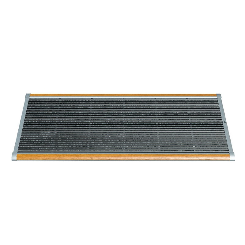 Rizz OUTDOOR Fußmatte Silver / Teak