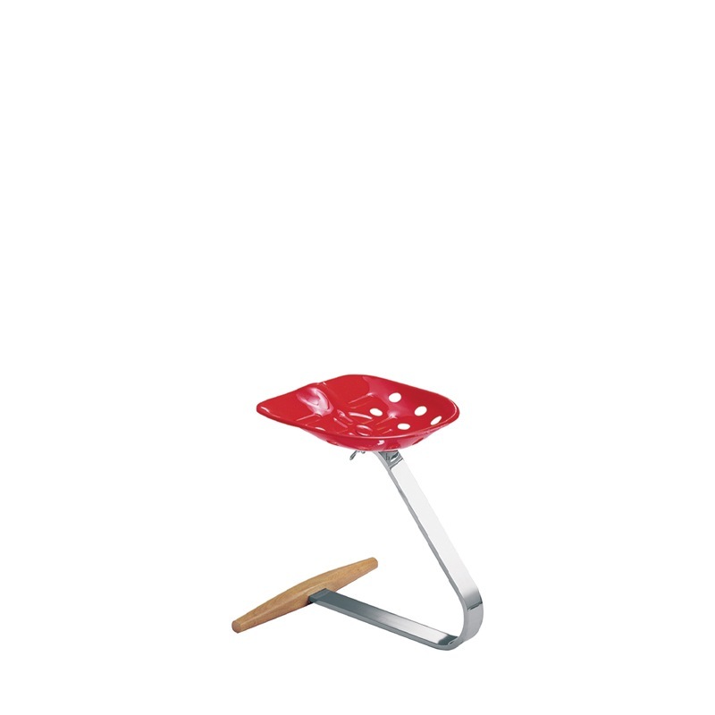 Zanotta MEZZADRO Freischwinger-Hocker