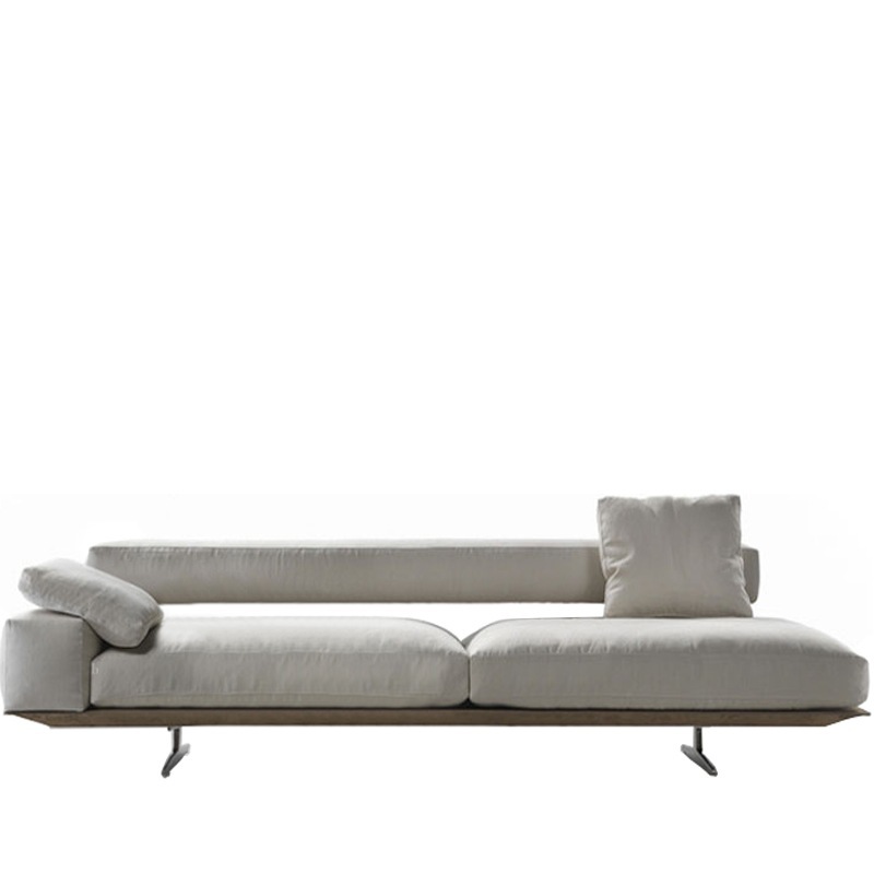 Flexform WING Chaiselongue, schmale Armlehne