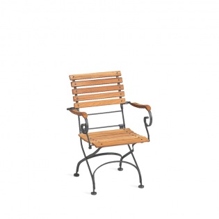 Weishäupl Classic Gartensessel, gerade Latten