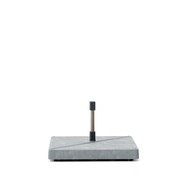 Betonsockel mit Rollen