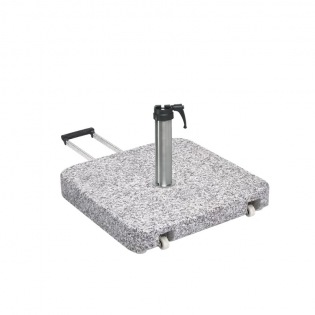 GLATZ Granitsockel Z, 55 kg mit Rollen + Handgriff