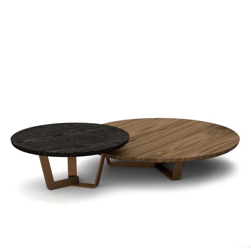 Riva KOHI MARBLE & WOOD Couchtisch