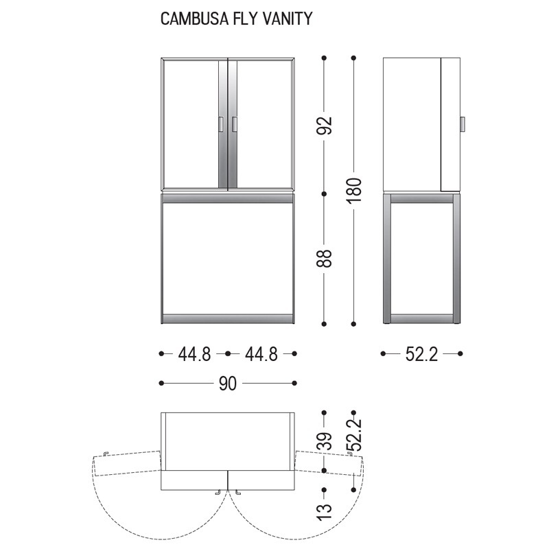Riva CAMBUSA FLY VANITY