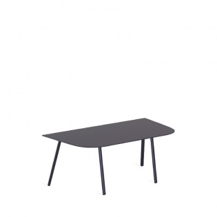 Fast MOSAIKO Couchtisch, halbrund
