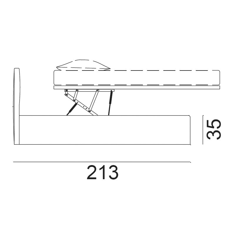 Gervasoni BEDS Linea Bett - mit optionalen Bettkasten CV2